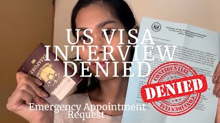 US VISA DENIED JULY 2022 [upl. by Yelhak]