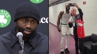 Jaylen Brown Speaks On Meeting Bill Nye [upl. by Bolten56]