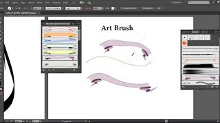 13 03 Calligraphic brush  Art brush [upl. by Eegnat813]