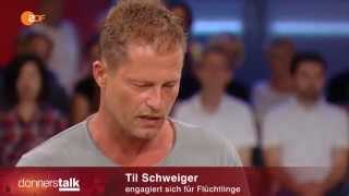 Best of Til quotder Trinkerquot Schweiger bei ZDF donnerstalk mit Dunja Hayali 13082015 [upl. by Yrac]