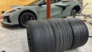 C8 Z06 and ERay Tire Comparison  2R 4S and All Season 4 [upl. by Liamsi]