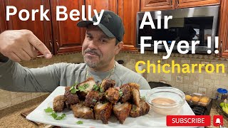 Air Fryer Crispy Pork Belly chicharron [upl. by Paula134]