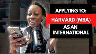 3 Tips For Applying To Harvard Business School As An International  What HBS Looks For [upl. by Swamy]