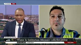 Riverlands Floods  Water amp Sanitation Minister calls for probe Heinrich Robertson [upl. by Rusell]