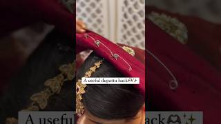 Very useful tricks on how to fix dupatta shortsfeed trending viralvideo shorts ytshorts makeup [upl. by Senalda490]