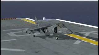 RAZBAM AV8B Harrier II VTOL test [upl. by Naveb]