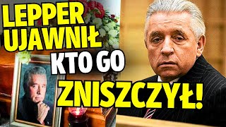 Andrzej Lepper UJAWNIA KTO chciał go ZNISZCZYĆ Nieznane FAKTY [upl. by Klement]