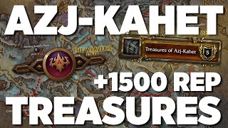 Treasures of AzjKahet  World of Warcraft  The War Within Renown Reputation Treasures [upl. by Althea]