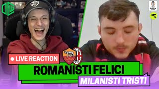 ROMAMILAN 21 LIVE REACTION  quotTOGLIETEVI LA MAGLIAquot  TIFOSIAMO [upl. by Enixam]