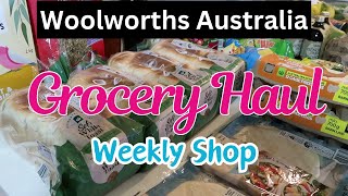 GROCERY HAUL AUSTRALIA  WOOLWORTHS  HOMEMAKING WITH HAMPTON NOTE [upl. by Eniamahs]