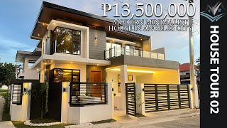 HOUSE TOUR 02  Modern Minimalist Design House in Angeles City Pampanga [upl. by Veradia290]