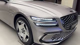 4K 2026 GENESIS Electrified G80 LWB quotGeneva Silver  Prussian Bluequot Walkaround Review [upl. by Karon]