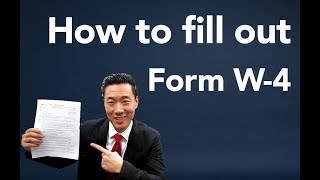 How to fill out a W4 Form [upl. by Orrocos]