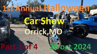 1st Annual Halloween Car Show Orrick MO Part 1 of 4 [upl. by Lavena328]