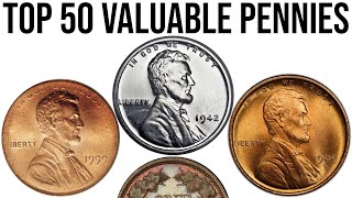 Top 50 Most Valuable Pennies In History [upl. by Alida]