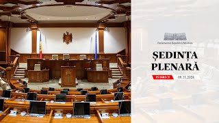 Ședința plenară a Parlamentului  8 noiembrie 2024 [upl. by Taran]