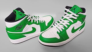 Laces Styles Jordan  How to new bar lace jordan 1 mid [upl. by Eirrahs]