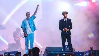 Justin Bieber  Never Say Never ft Jaden 🤩 Live from the Freedom Experience [upl. by Sivrad]