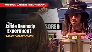 Caricature Drawing Prank  The Jamie Kennedy Experiment [upl. by Wilhelm978]