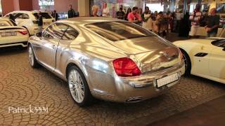 chrome Bentley Continental GT quotBling Bling Editionquot [upl. by Nonnaer766]