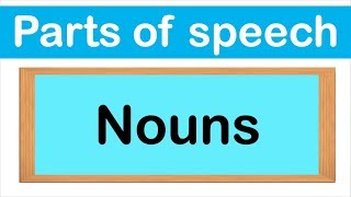 NOUNS  Definition Types amp Examples in 3 MINUTES  Parts of speech [upl. by Allemrac]