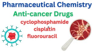 anticancer drugs😊 cyclophosphamide cisplatin fluorouracil pharmaceutical chemistry unit 13 👑 [upl. by Yankee]