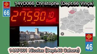 Dept46 Cahors 14VD066 Christophe amp 14AP001 Nicolas [upl. by Collins]