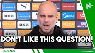 I DON’T LIKE THIS QUESTION Pep on City’s near TWO YEAR unbeaten home record [upl. by Onia]