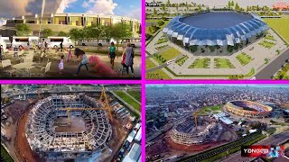 IMAGE DE DRONE KINSHASA ARENA EVOLUTION DES TRAVAUX [upl. by Fugate]