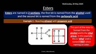 AQA 39 Carboxylic Acids and Derivatives REVISION [upl. by Ressay]