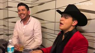 Christian Nodal y El Flaco  Me Sobrabas Tu Banda Los Recoditos Cover [upl. by Lachus]