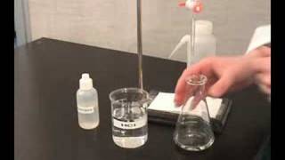 Titration Technique using a buret [upl. by Marin]