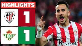 ATHLETIC CLUB 1  1 REAL BETIS I RESUMEN LALIGA EA SPORTS [upl. by Leumek696]