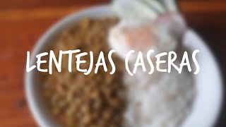 🍛COMO PREPARAR LENTEJAS MUY FACIL🍛 LENTEJAS COLOMBIANAS  Antony Torres [upl. by Shepard]