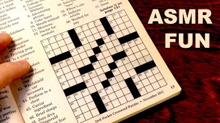 Natural ASMR  Crossword Puzzle 16 [upl. by Frohne]