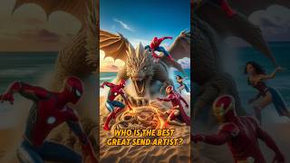 Who is the best great send artist 🥰 iron man vs Spiderman and The Flash 🔥 shorts brawlstars [upl. by Eenal]