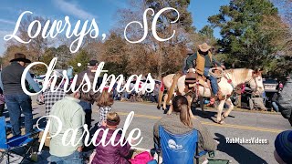 Lowrys SC Christmas Parade 2020  Horses and Tractors  Candy For The Kids and Free Milk [upl. by Sigismond]