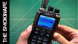 BTECH DMR6X2 Adding Talkgroups from Keypad  TheSmokinApe [upl. by Smaj173]