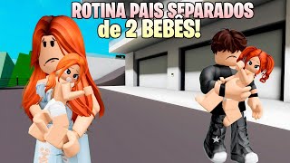 ðŸ‘‰ðŸ˜±ROTINA PAIS SEPARADOS DE 2 BEBÃŠS NO BROOKHAVEN RP ROBLOX ðŸ˜² [upl. by Els]