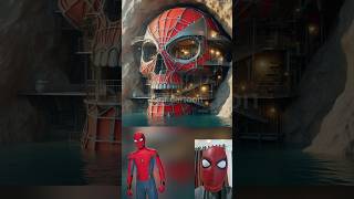 superheroes but skull house 😱🔥Marvel amp DCAll Characters marvel avengersshortsrobot [upl. by Anasxor]