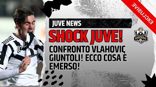 SHOCK JUVE Vlahovic ha parlato con Giuntoli Ecco cosa è SUCCESSO [upl. by Reilamag]