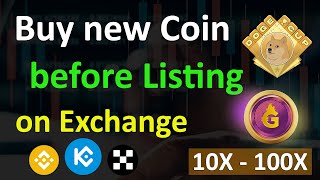 How to Buy new Coin before Listing on Exchange  Best method to make 10X  100X Profit [upl. by Nosyarg]