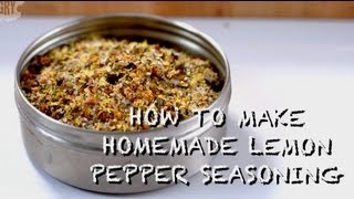 How to Make Homemade Lemon Pepper Seasoning [upl. by Daphne]