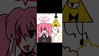 the two mindscape demons meet art billcipher funny oc digitalart [upl. by Yrojram582]