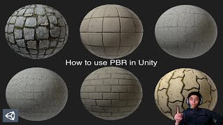 How to use PBR texture in Unity [upl. by Clayberg]