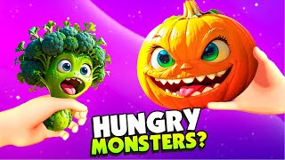 FEEDING Hungry Veggie MONSTERS In VR [upl. by Onitnelav251]