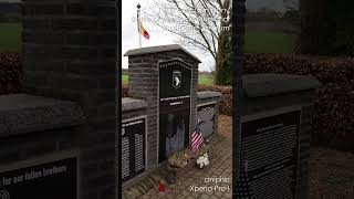 Shorts 101st Easy CompanyBattle of the Bulge Memorial Bastogne Belgium [upl. by Nageam]