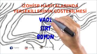 Vadi  Sırt  Boyun  İzohips Haritaları [upl. by Ibrek566]