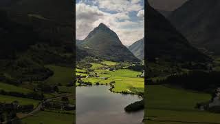 Geiranger Fjord aus der Vogelperspektive Drohnenvideo in 4k [upl. by Mahon]