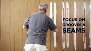 How to Paint Wood Paneling Like a Pro  Benjamin Moore [upl. by Jacobba]